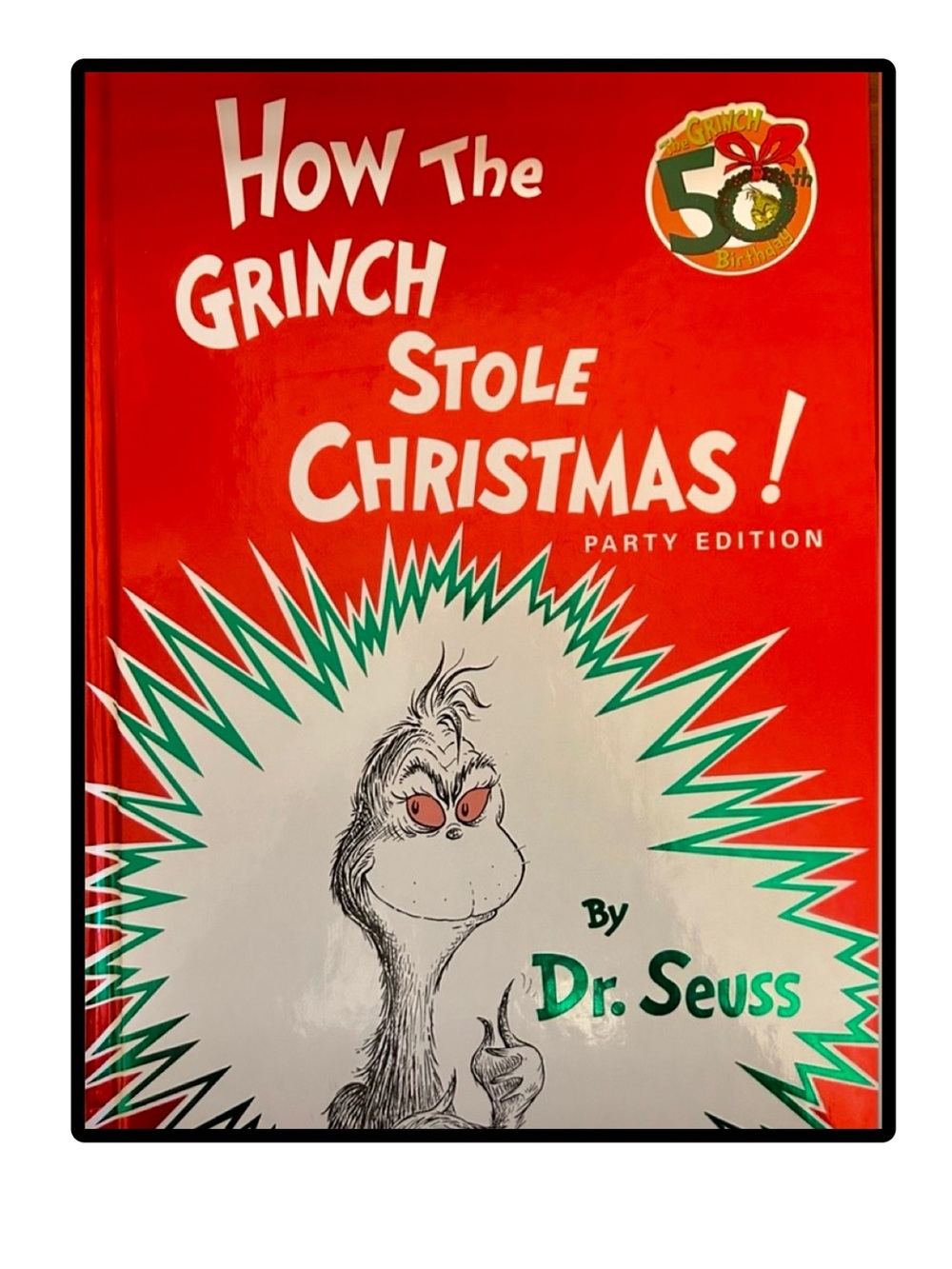 BUNDLE & SAVE 🎄How The Grinch Stole Christmas, Large 50th Edition Hardcover Book